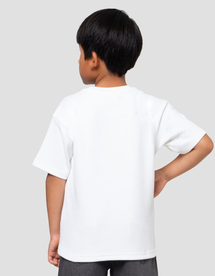 Little M Tex Pique Kaos Oversize Anak Laki-laki