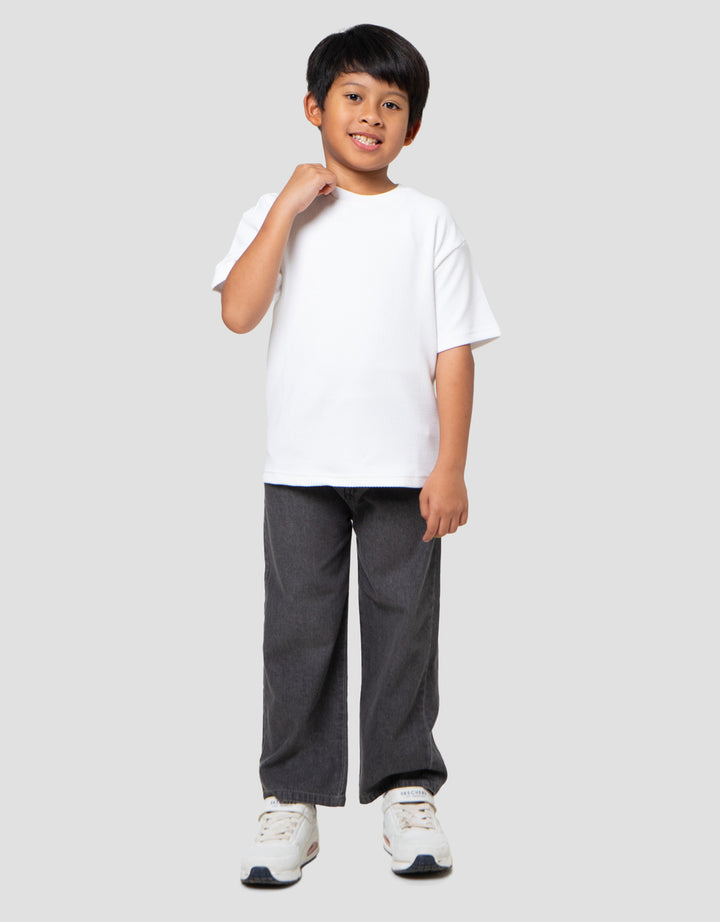 Little M Tex Pique Kaos Oversize Anak Laki-laki
