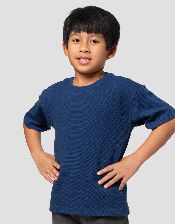 Little M Tex Pique Kaos Oversize Anak Laki-laki