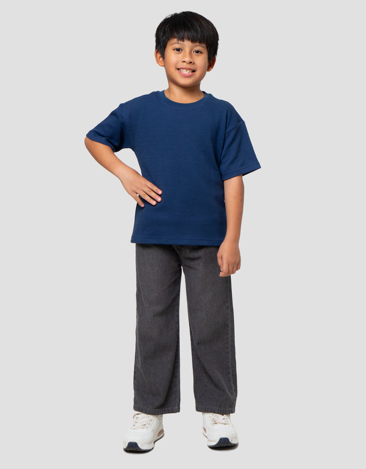 Little M Tex Pique Kaos Oversize Anak Laki-laki