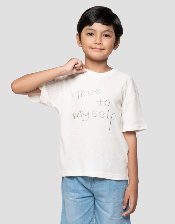 Little M Ov Tex True To My Self Kaos Anak Laki-laki
