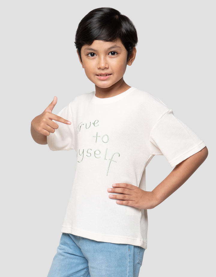 Little M Ov Tex True To My Self Kaos Anak Laki-laki
