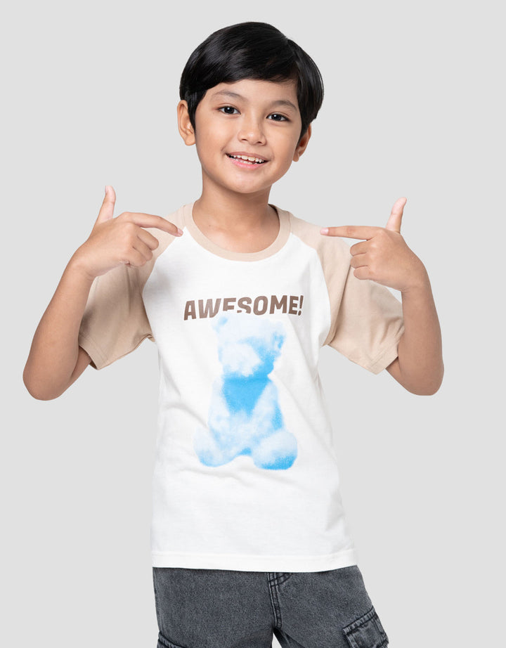 Little M Bear Awesome Blur Kaos Anak Laki-laki