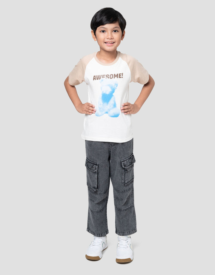 Little M Bear Awesome Blur Kaos Anak Laki-laki