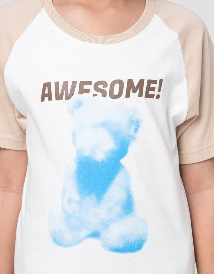 Little M Bear Awesome Blur Kaos Anak Laki-laki