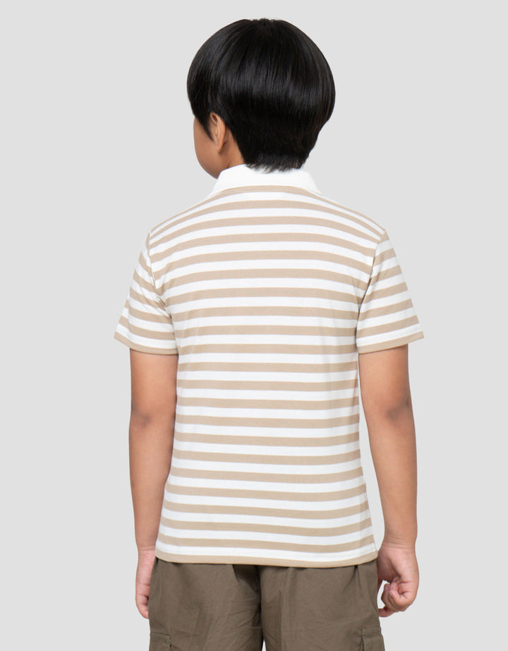 Little M Krah Salur Lacos Pique Kaos Lengan Pendek Anak Laki-Laki