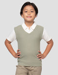 Little M Krah Vest Kombinasi Kaos Anak Laki-laki