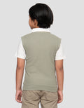 Little M Krah Vest Kombinasi Kaos Anak Laki-laki