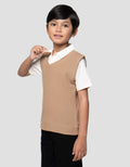 Little M Krah Vest Kombinasi Kaos Anak Laki-laki