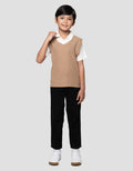 Little M Krah Vest Kombinasi Kaos Anak Laki-laki