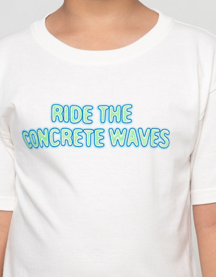 Little M Ride Waves Kaos Oversize Anak Laki-laki