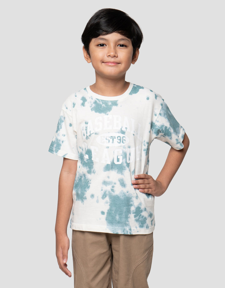 Little M Ov Tie Dye Baseball Kaos Anak Laki-laki