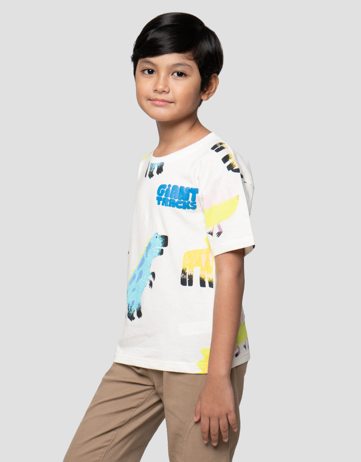 Little M Ov Fp Giant Tracks Kaos Anak Laki-laki