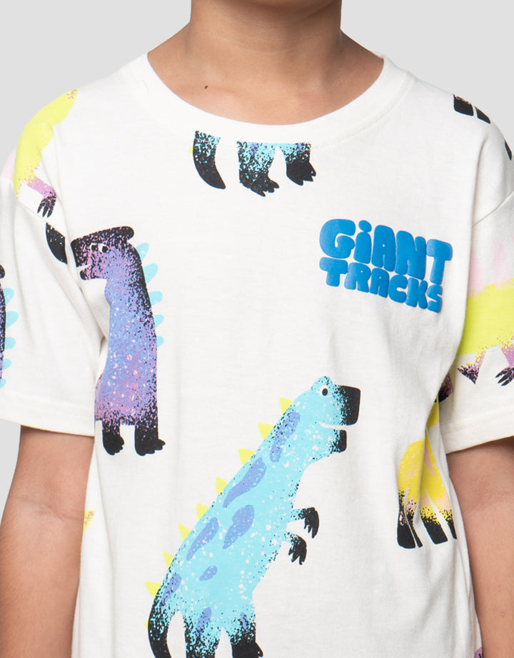 Little M Ov Fp Giant Tracks Kaos Anak Laki-laki