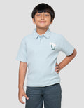 Little M Krah OV Text Kaos Kerah Anak Laki-laki
