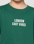 Little M London Print Kaos Oversize Anak Laki-laki