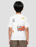 Little M Dino Dragon Kaos Anak Laki-laki