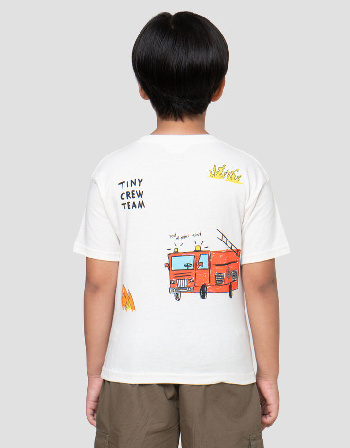 Little M Dino Dragon Kaos Anak Laki-laki