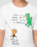 Little M Dino Dragon Kaos Anak Laki-laki