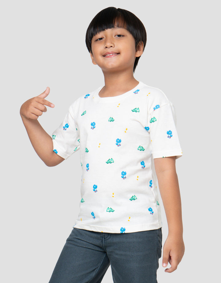 Little M Print Best Dino Kaos Anak Laki-laki