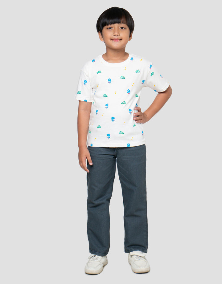 Little M Print Best Dino Kaos Anak Laki-laki