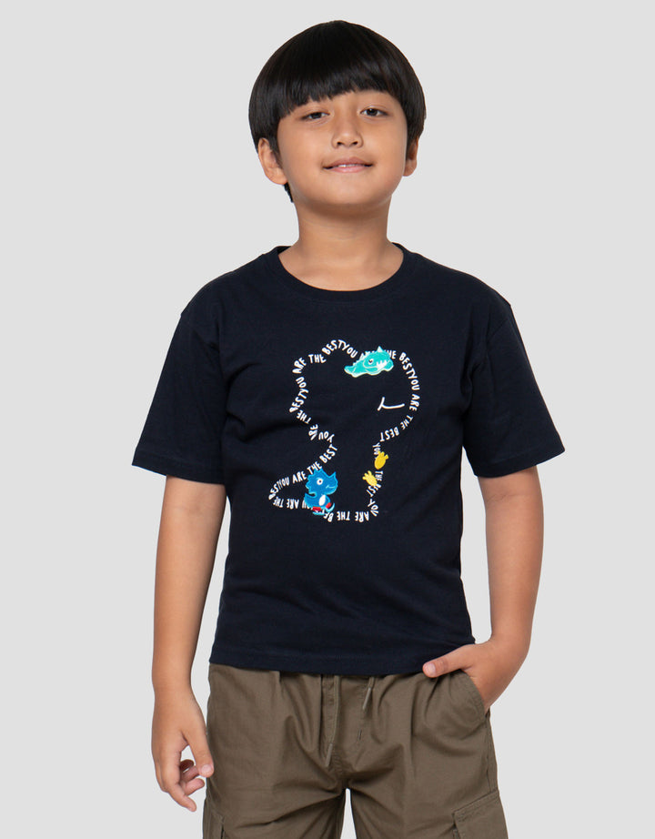 Little M Best Dino Kaos Anak Laki-laki