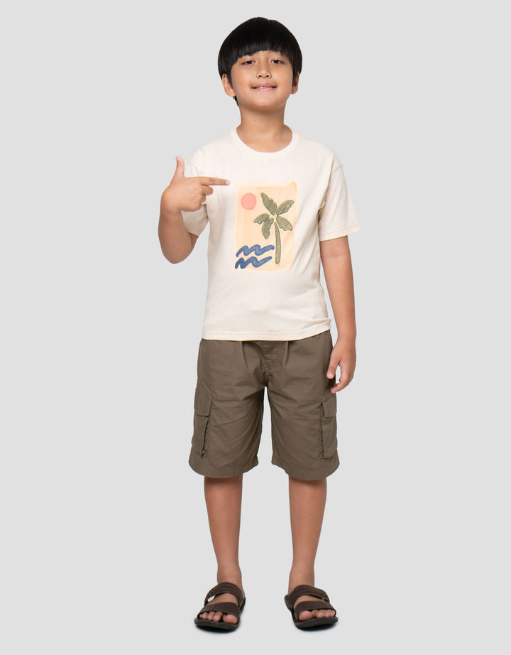 Little M OV Pantai Kaos Anak Laki-laki