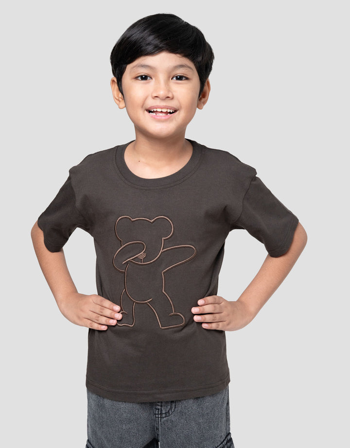 Little M Bdr Outline Bear Kaos Anak Laki-laki