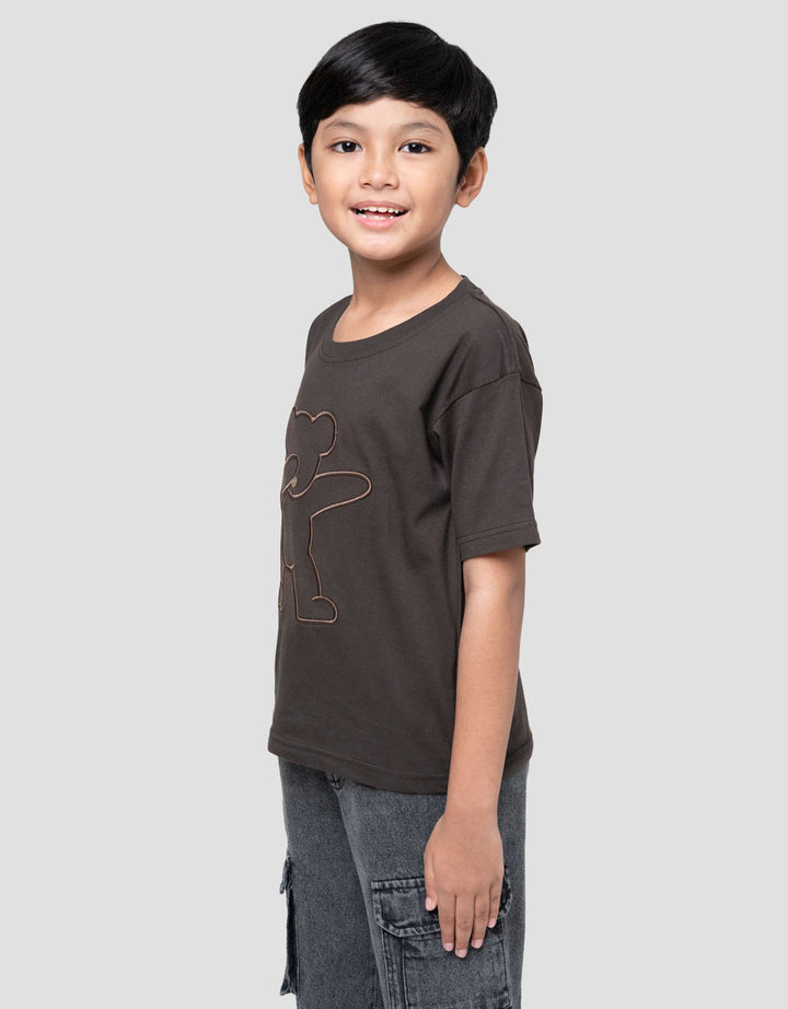 Little M Bdr Outline Bear Kaos Anak Laki-laki
