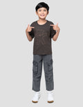 Little M Bdr Outline Bear Kaos Anak Laki-laki