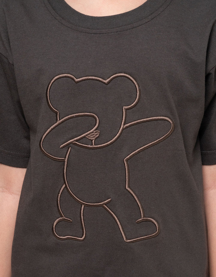 Little M Bdr Outline Bear Kaos Anak Laki-laki