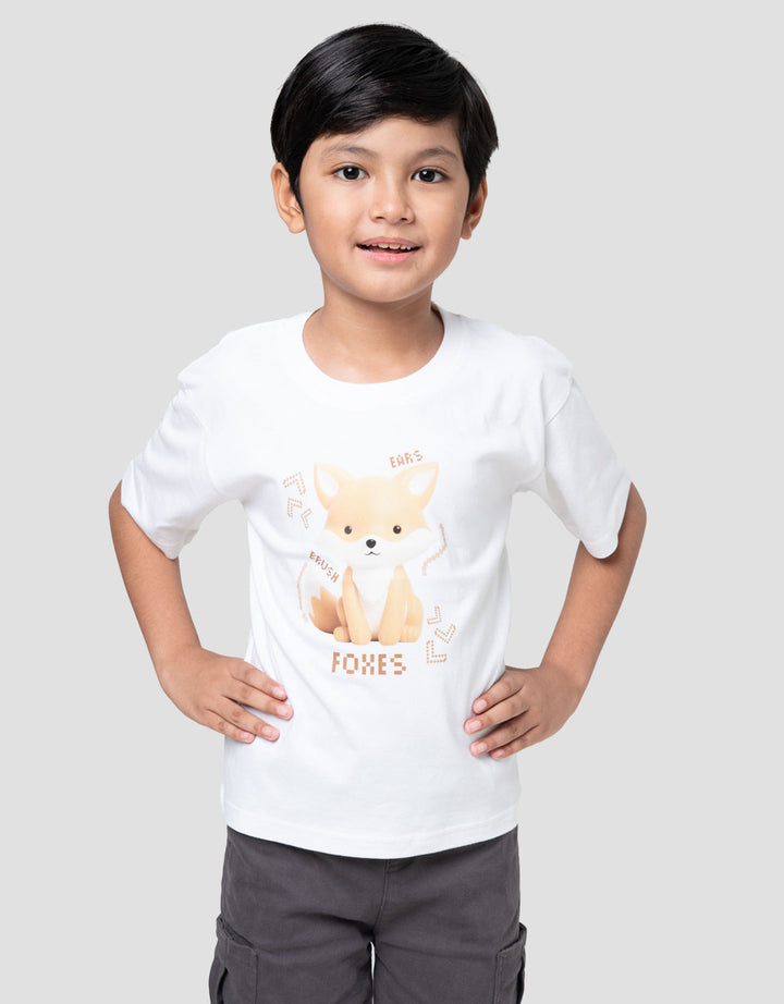 Little M Terry Foxes Kaos Oversize Anak Laki-laki