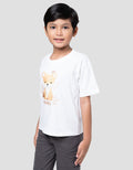 Little M Terry Foxes Kaos Oversize Anak Laki-laki