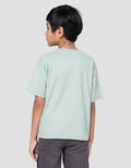 Little M Terry Wolf Kaos Oversize Anak Laki-laki