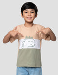 Little M Cut Sewn Dino Kaos Anak Laki-laki
