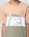 Little M Cut Sewn Dino Kaos Anak Laki-laki