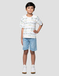 Little M Print Road Trip Kaos Anak Laki-laki