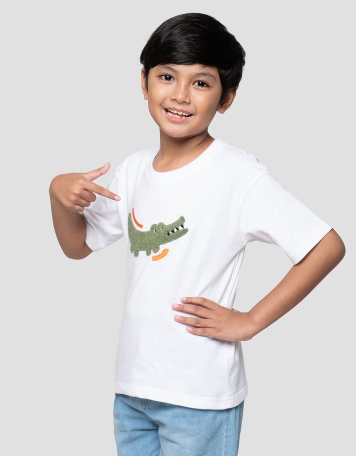 Little M Crodocile Apl Kaos Anak Laki-laki