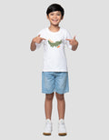 Little M Crodocile Apl Kaos Anak Laki-laki
