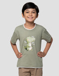 Little M Snap Croco Kaos Anak Laki-laki