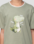 Little M Snap Croco Kaos Anak Laki-laki