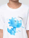 Little M Dino Corners Kaos Anak Laki-laki