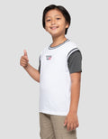 Little M Kom Rib Number Kaos Anak Laki-laki