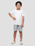 Little M Slr Tex Komb Kaos Anak Laki-laki