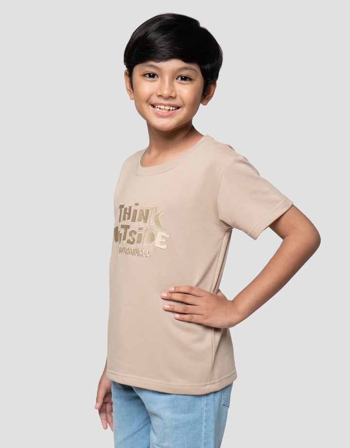 Little M Terry Bdr Think Outsite Kaos Anak Laki-laki