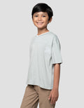 Little M Neck V Kaos Oversize Anak Laki-laki
