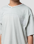 Little M Neck V Kaos Oversize Anak Laki-laki