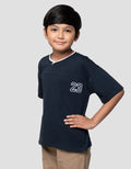 Little M Leher V Kaos Oversize Anak Laki-laki