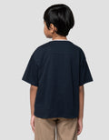 Little M Leher V Kaos Oversize Anak Laki-laki