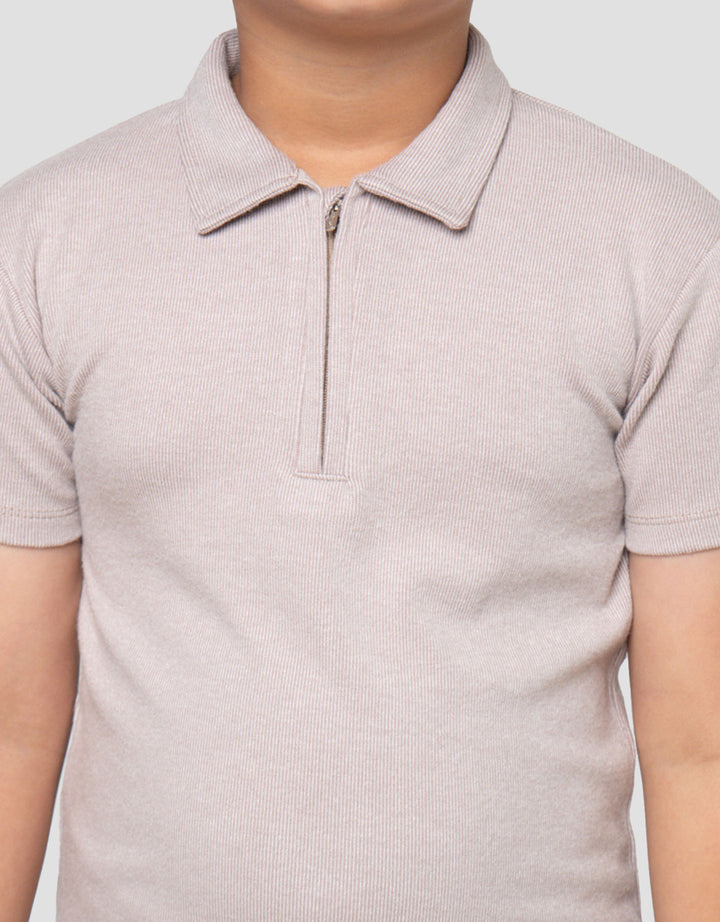 Little M Res Kerah Salur Kaos Polo Anak Laki-laki